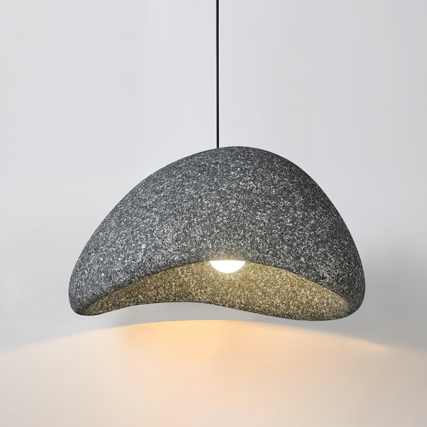 Khmara Halia Speckled Pendant Lamp Model B / ? 11.8″ x H 7.9″ / Dia 30cm x H 20cm / Spots Dark gray Pendant light