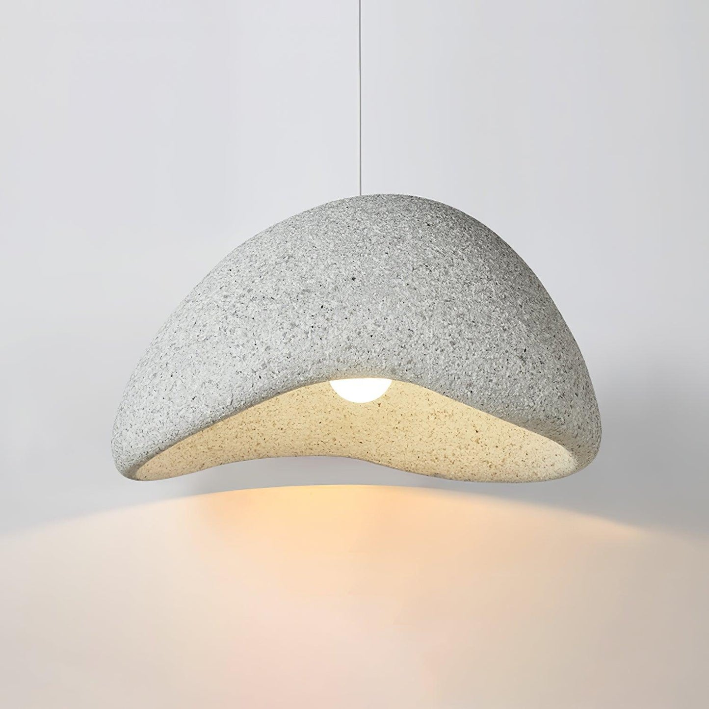 Khmara Halia Speckled Pendant Lamp Model B / ? 11.8″ x H 7.9″ / Dia 30cm x H 20cm / Spots Light gray Pendant light