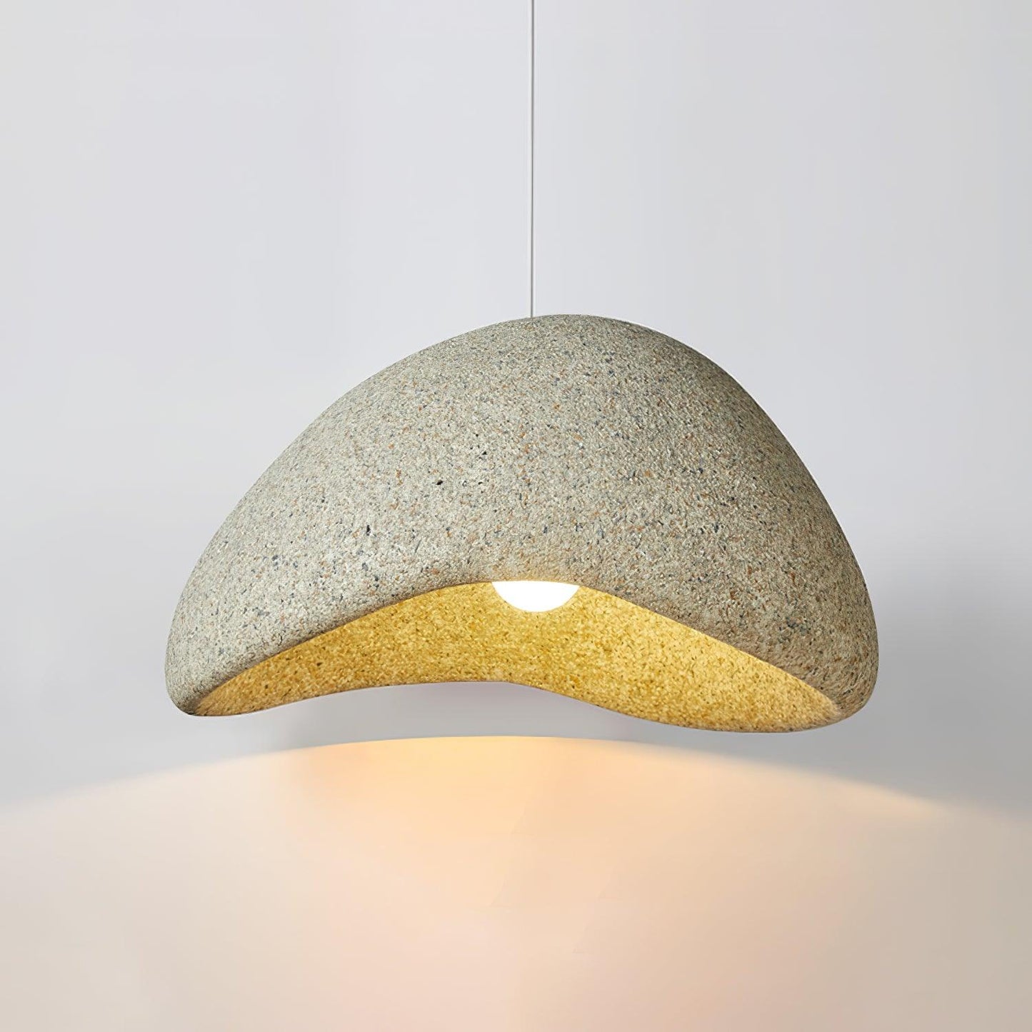 Khmara Halia Speckled Pendant Lamp Model B / ? 11.8″ x H 7.9″ / Dia 30cm x H 20cm / Spots Yellow Pendant light