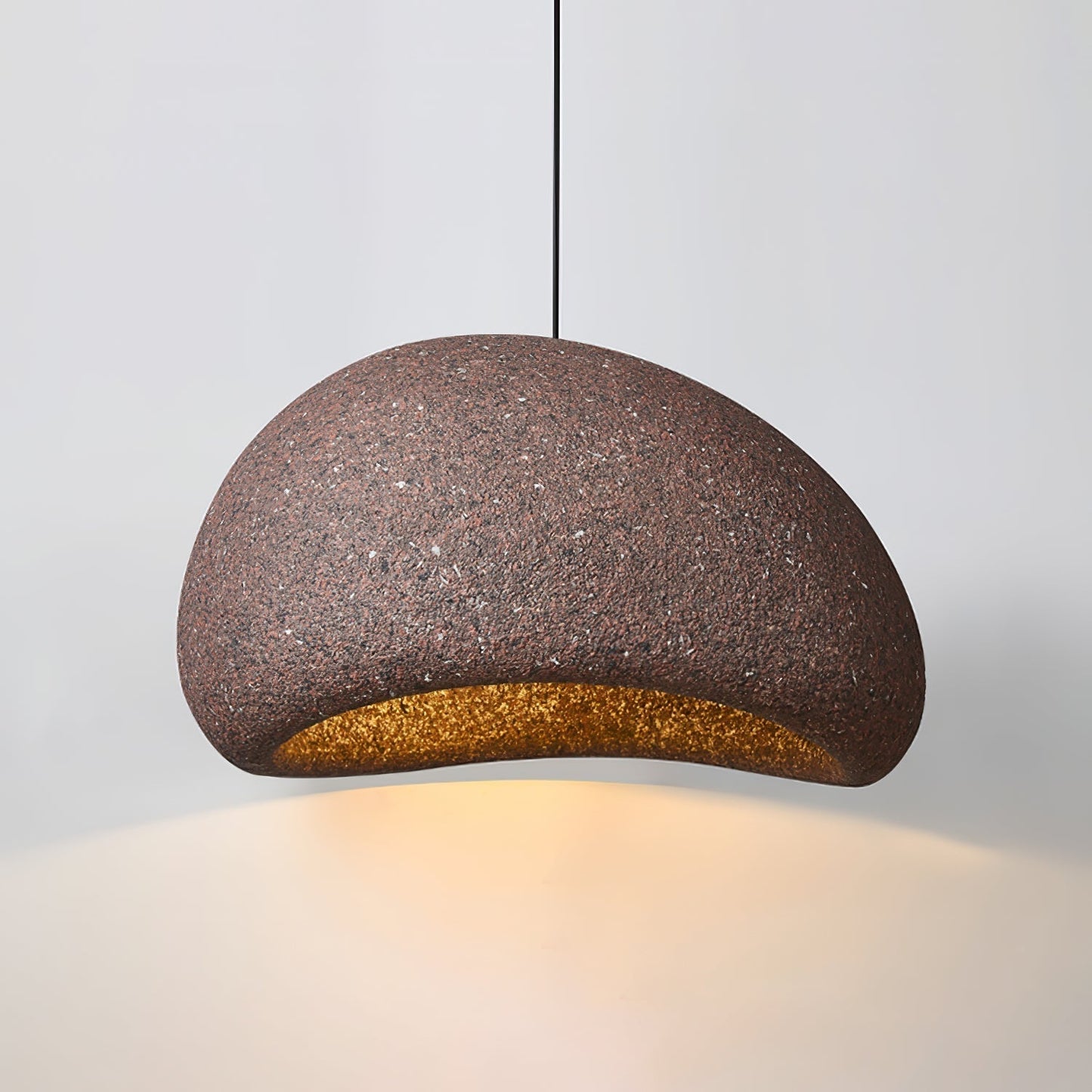 Khmara Halia Speckled Pendant Lamp Model A / ? 11.8″ x H 7.9″ / Dia 30cm x H 20cm / Spots Dark red Pendant light