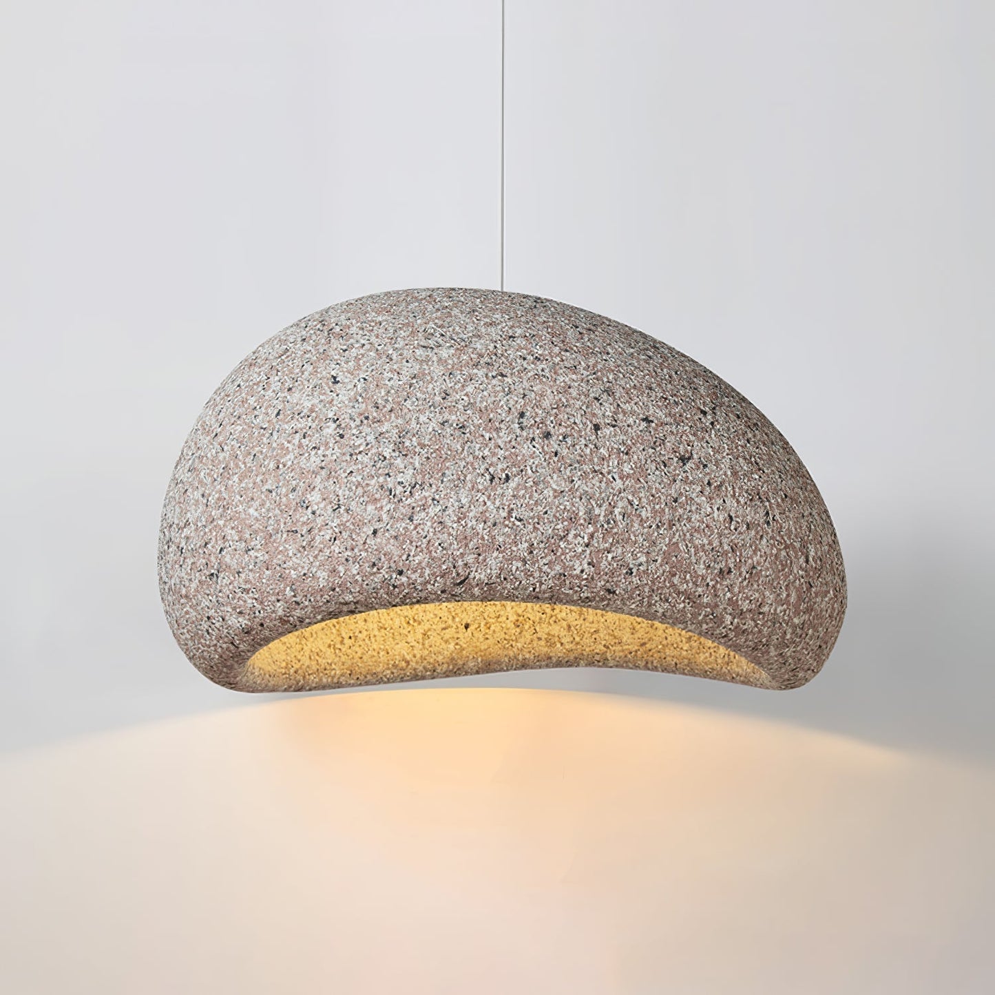 Khmara Halia Speckled Pendant Lamp Model A / ? 11.8″ x H 7.9″ / Dia 30cm x H 20cm / Spots Light pink Pendant light