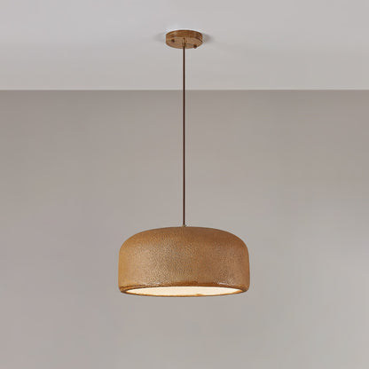 Khmara Resin Dome Pendant Lamp Dia 15.7″ x H 7.9″ / Dia 40cm x H 20cm / Brown Pendant light