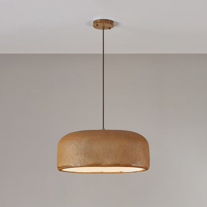 Khmara Resin Dome Pendant Lamp Dia 19.7″ x H 8.7″ / Dia 50cm x H 22cm / Brown Pendant light