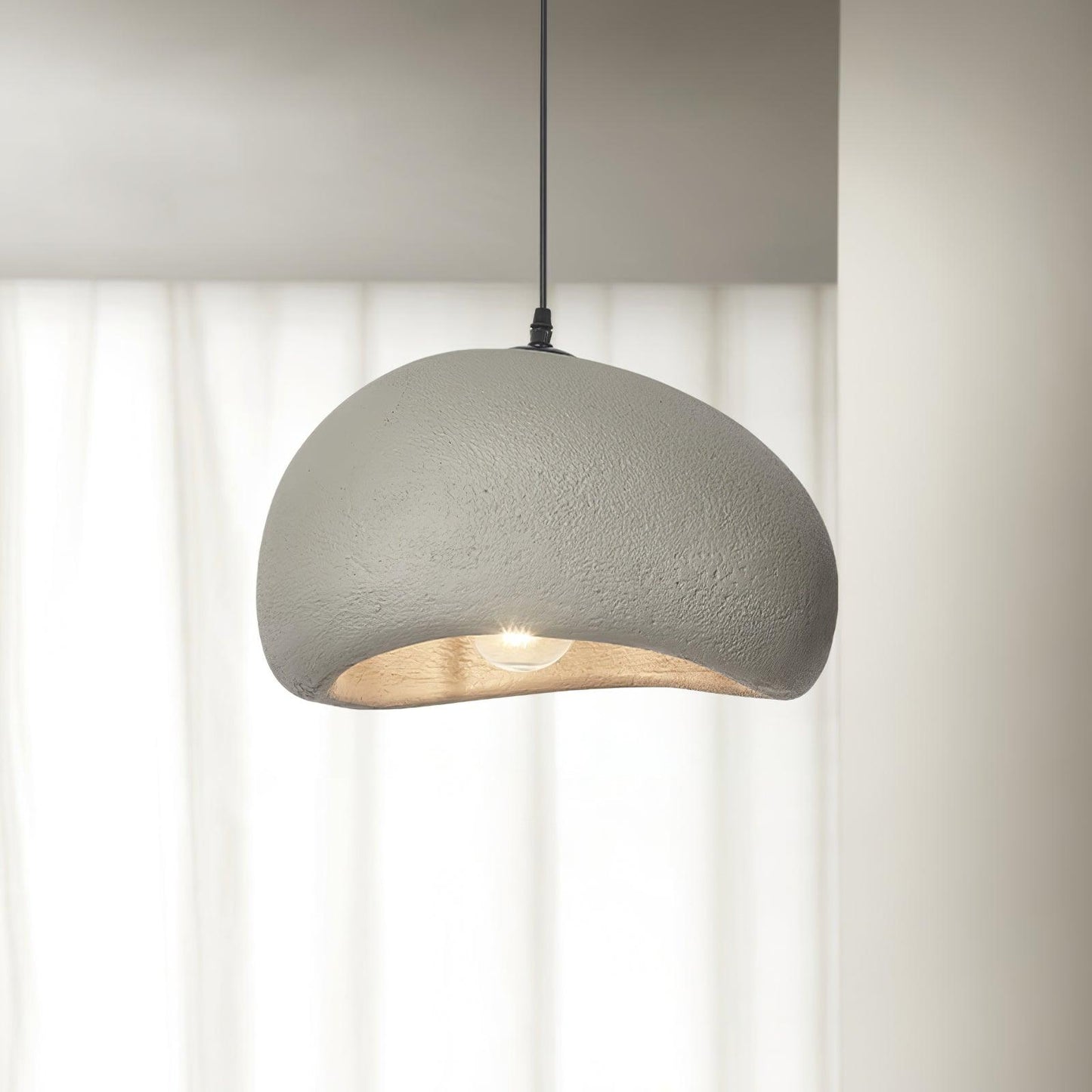 Retro Cloud Pendant Lamp ? 15.7″ x H 5.9″ / Dia 40cm x H 15cm / Light Grey Pendant light