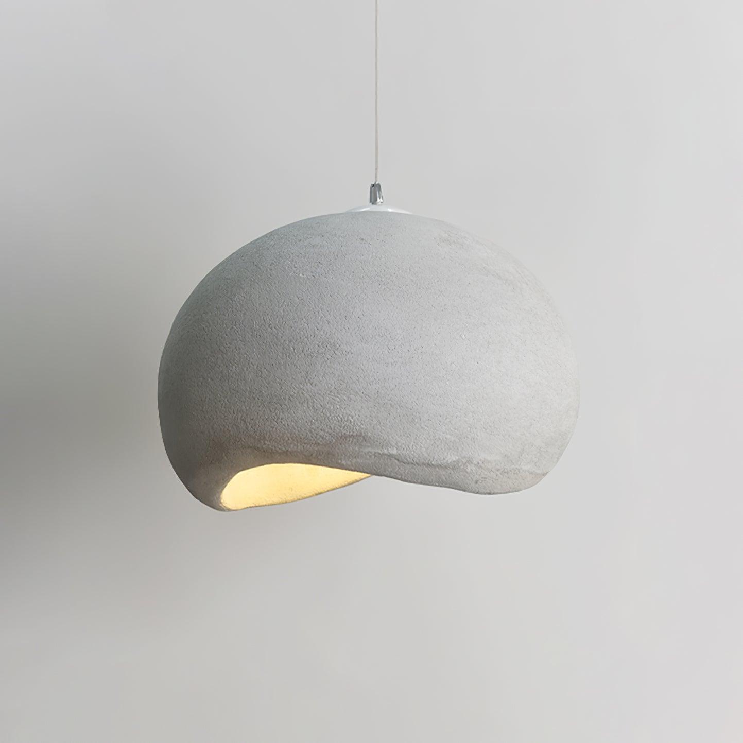 Khmara Resin Pendant Lamp ? 15.7″ x H 9.8″ / Dia 40cm x H 25cm / Grey Pendant light