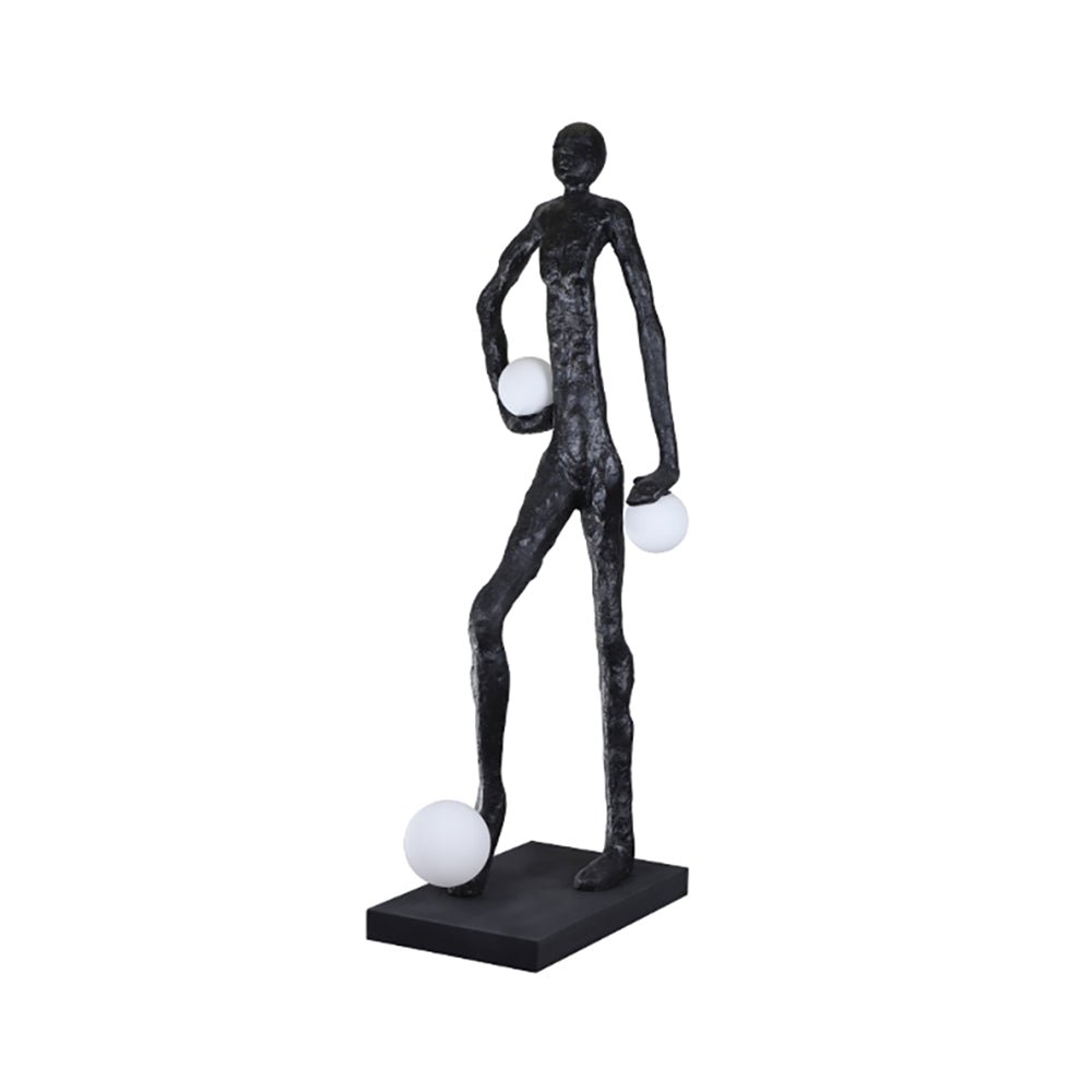 Kicking Ball Sculpture Character Floor Lamp Floor lamp