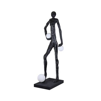 Kicking Ball Sculpture Character Floor Lamp Floor lamp
