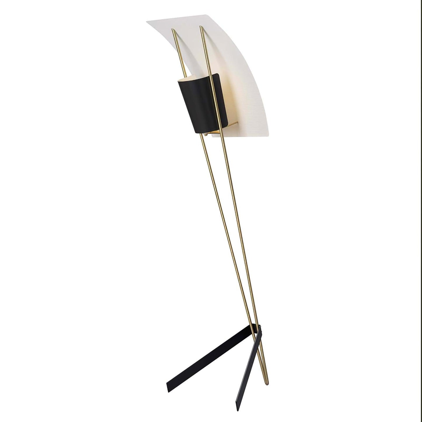 Kite Floor Lamp W 19.7″ x H 65″ / W 58cm x H 165cm / Black & Gold / US Plug Floor lamp