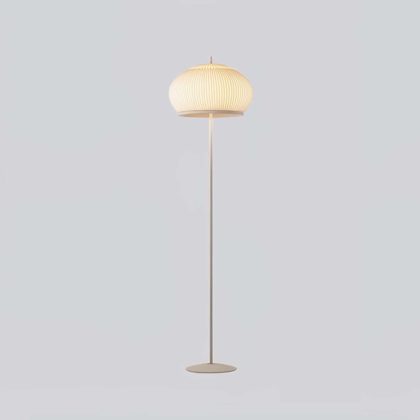 Lantern Knit Floor Lamp Dia 17.7″ x H 66.9″ / Dia 45cm x H 170cm / White & Three-Color Stepless Dimming / US Plug Floor