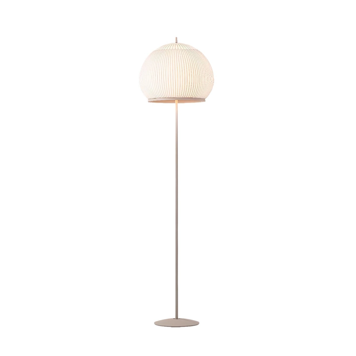 Lantern Knit Floor Lamp Dia 25.6″ x H 76.8″ / Dia 65cm x H 195cm / White & Three-Color Stepless Dimming / US Plug Floor