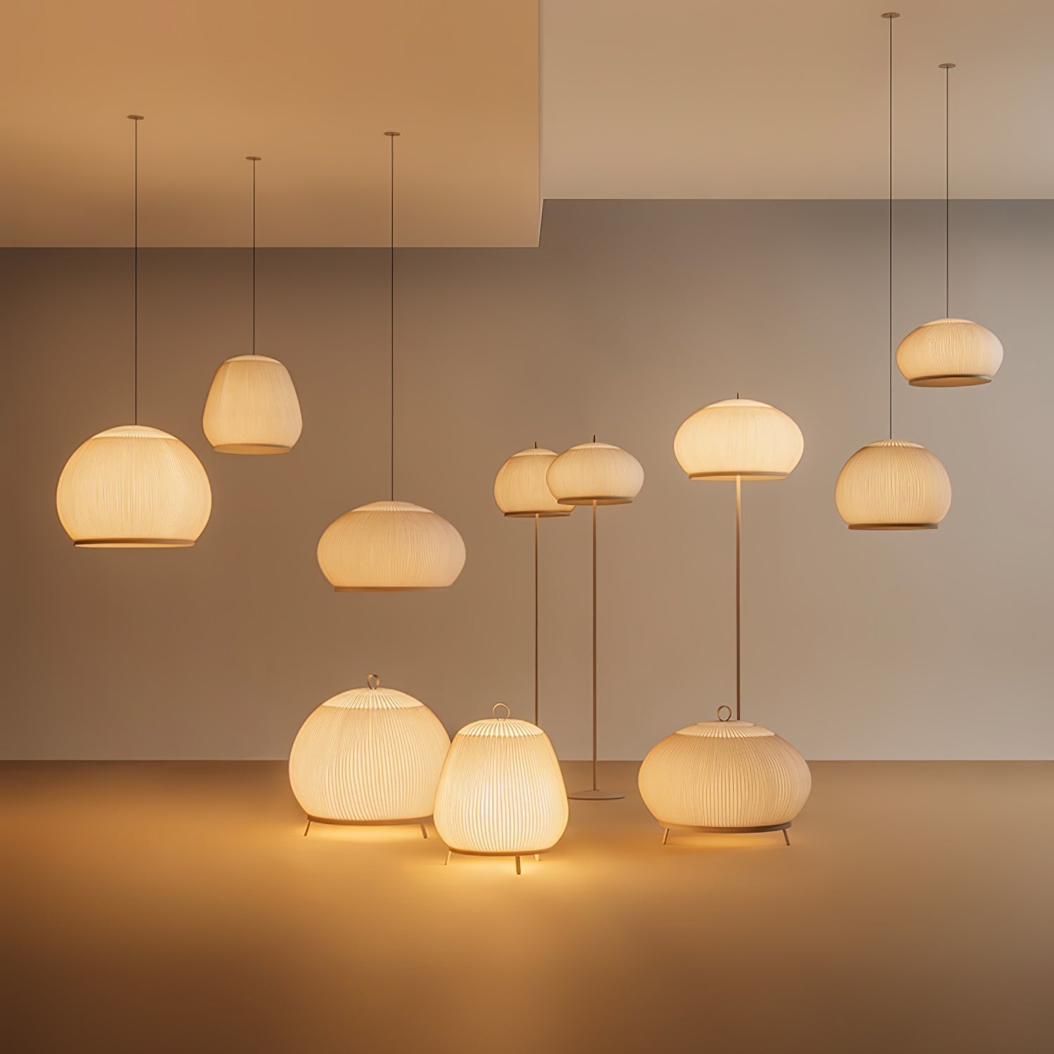 Lantern Knit Floor Lamp Floor lamp