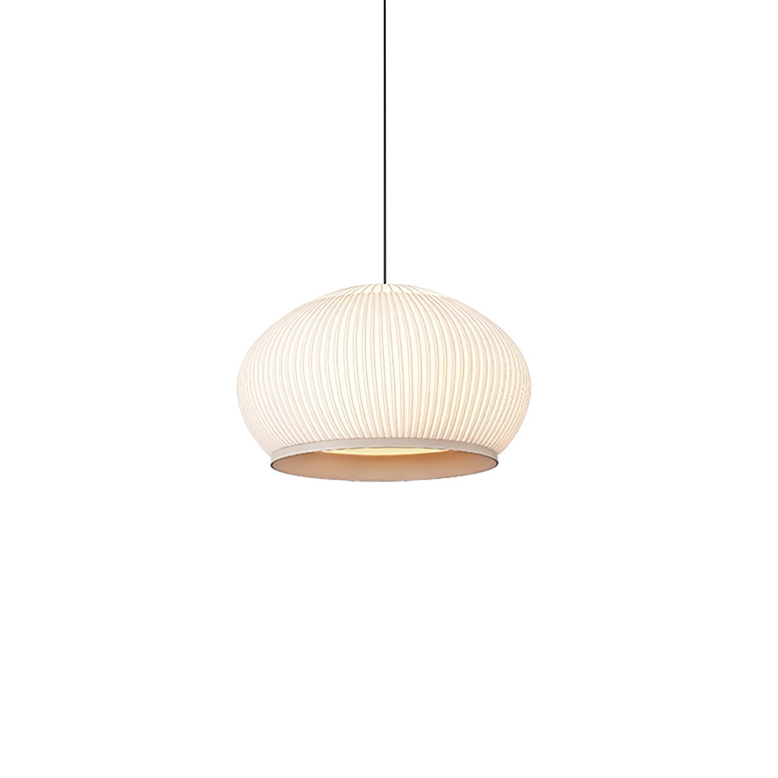 Lantern Knit Pendant Lamp ? 17.7″ x H 11″ / Dia 45cm x H 28cm / White / Three-color Stepless Dimming Pendant light