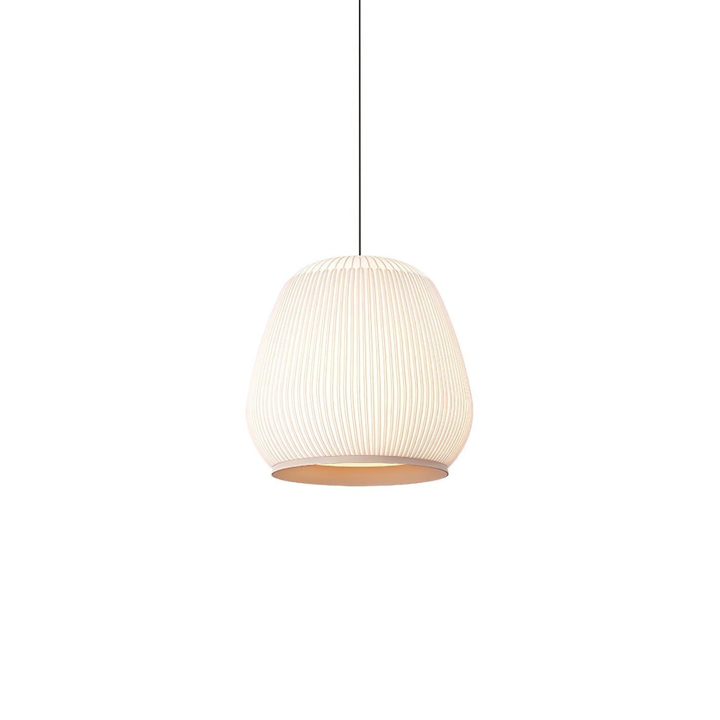 Lantern Knit Pendant Lamp ? 17.7″ x H 7.3″ / Dia 45cm x H 44cm / White / Three-color Stepless Dimming Pendant light