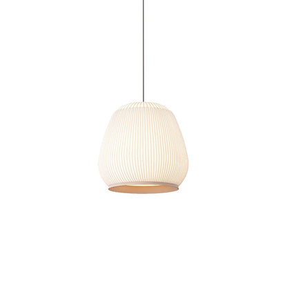 Lantern Knit Pendant Lamp ? 17.7″ x H 7.3″ / Dia 45cm x H 44cm / White / Three-color Stepless Dimming Pendant light