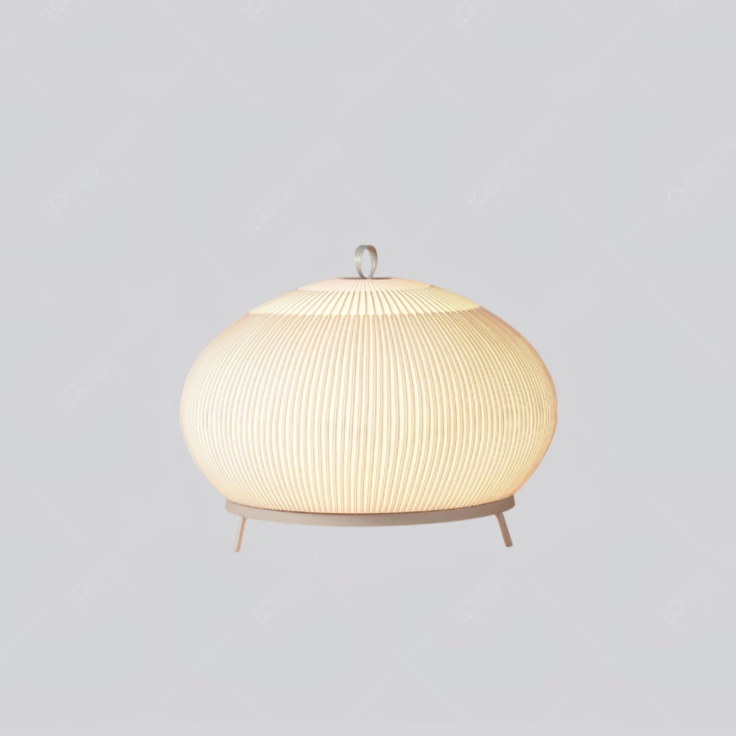Lantern Knit Table Lamp Dia 17.7″ x H 14.8″ / Dia 45cm x H 37.5cm / White & Three-Color Stepless Dimming / US Plug Table