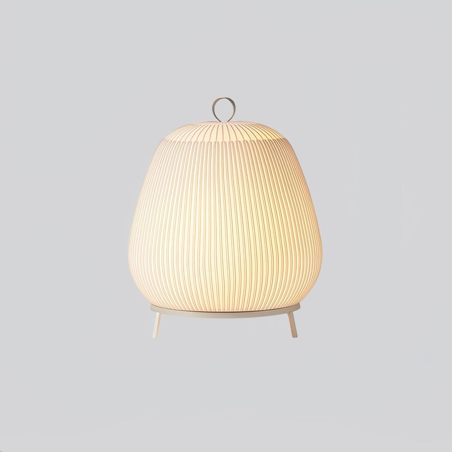 Lantern Knit Table Lamp Dia 17.7″ x H 21.3″ / Dia 45cm x H 54cm / White & Three-Color Stepless Dimming / US Plug Table