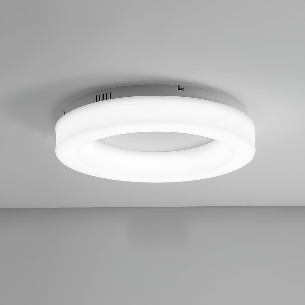 Knock Out Ceiling Light Dia 22.8″ x H 5.9″ / Dia 58cm x H 15cm / White / Warm Light Ceiling lamp