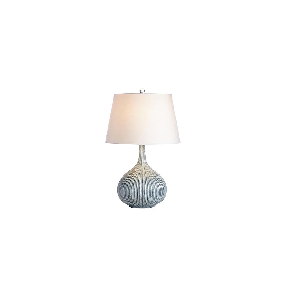 Kole Ceramic Table Lamp Dia 12.9″ x H 22.8″ / Dia 33cm x H 58cm / Blue / US plug Table lamp