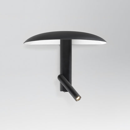Hat Brim Swing Arm Wall Light W 11.8″ x H 10.6″ / W 30cm x H 27cm / Black / Warm Light Wall lamp