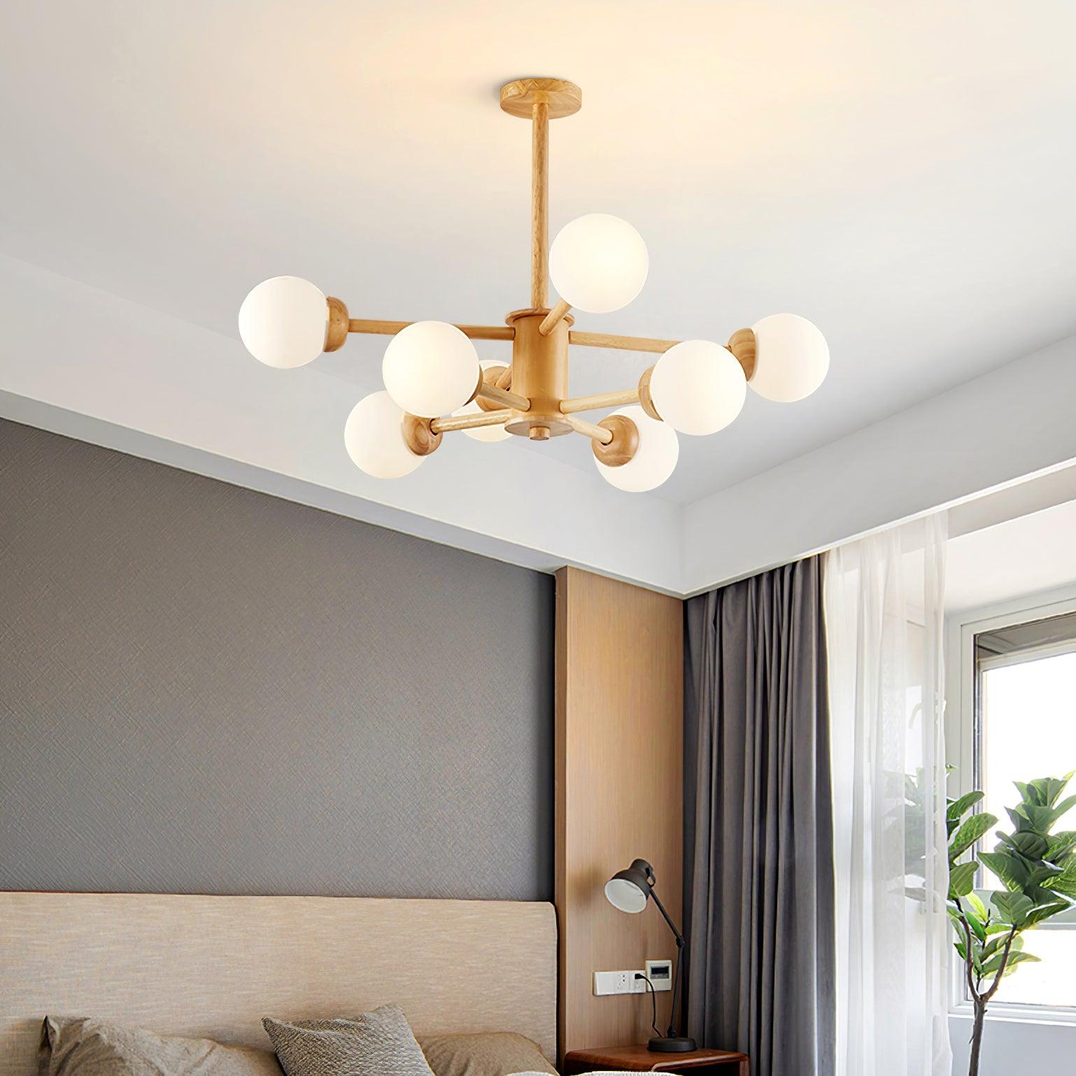 Kozan Wooden Chandelier Chandelier