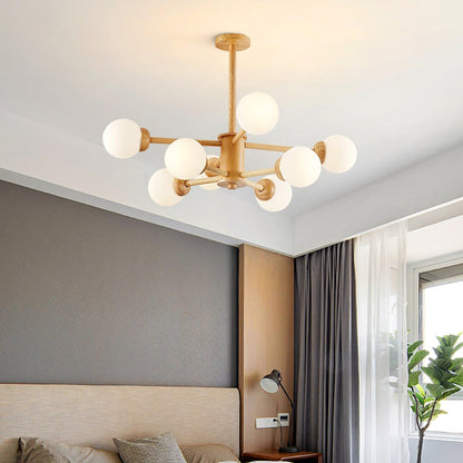 Kozan Wooden Chandelier Chandelier