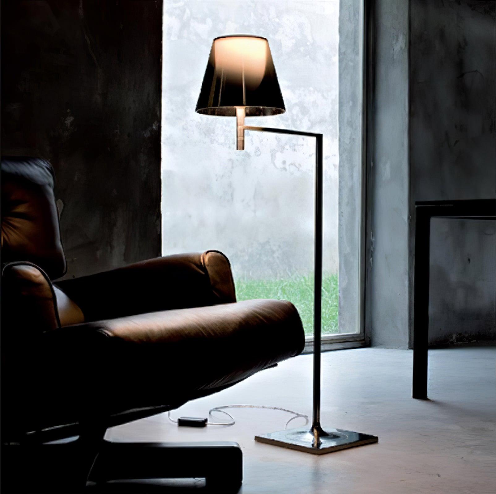 Chrome Prism Bending Floor Light Floor lamp