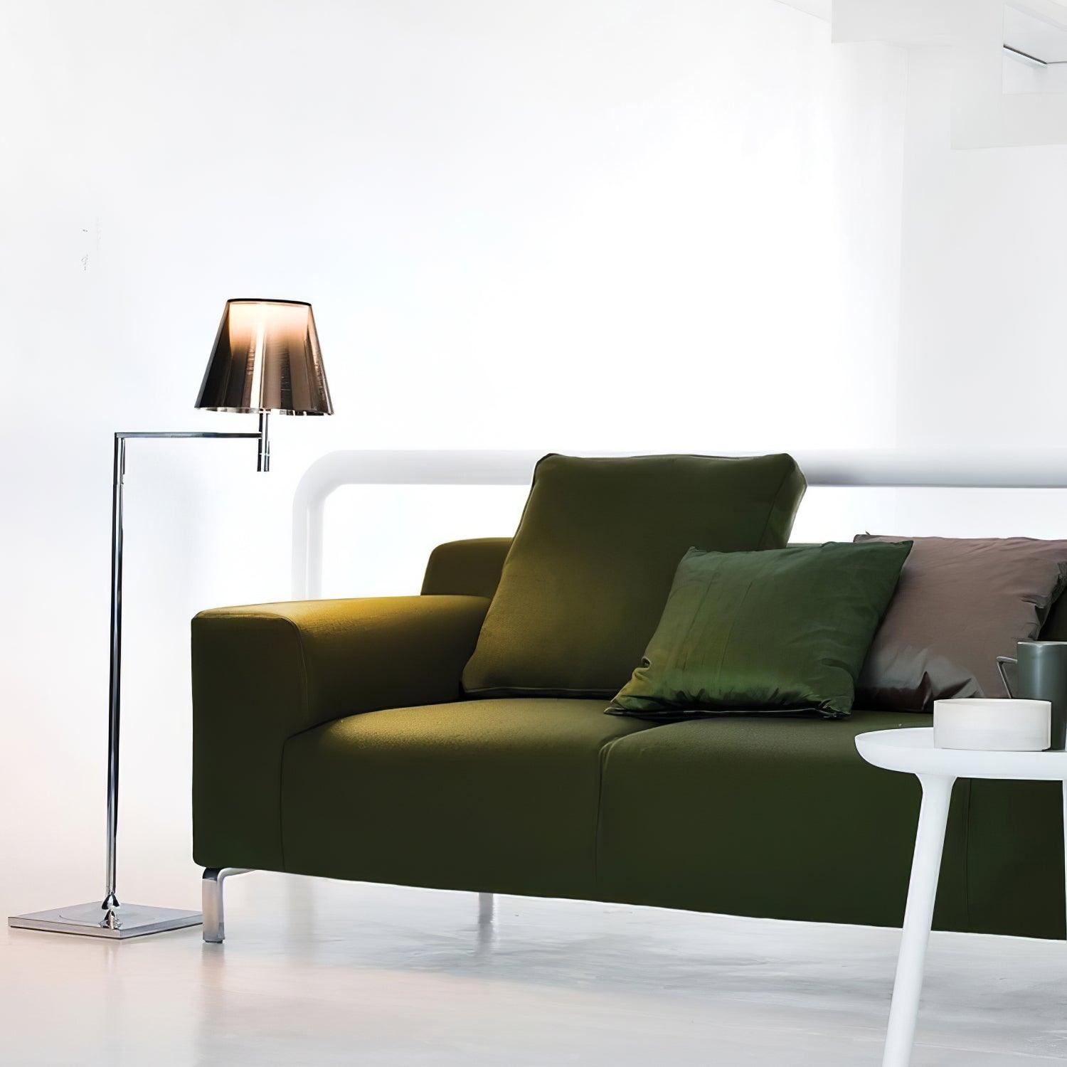 Chrome Prism Bending Floor Light Floor lamp