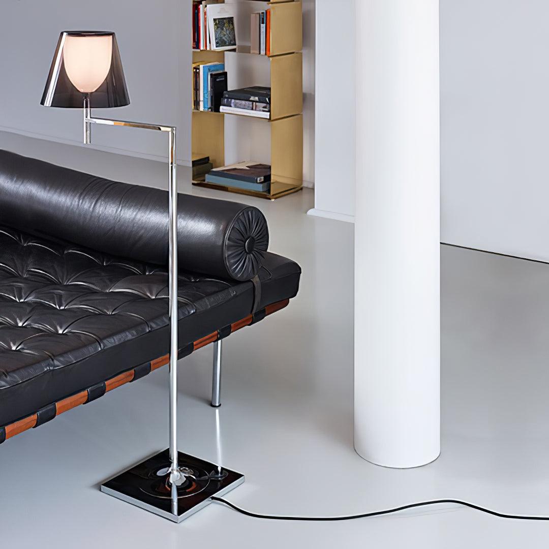Chrome Prism Bending Floor Light Floor lamp