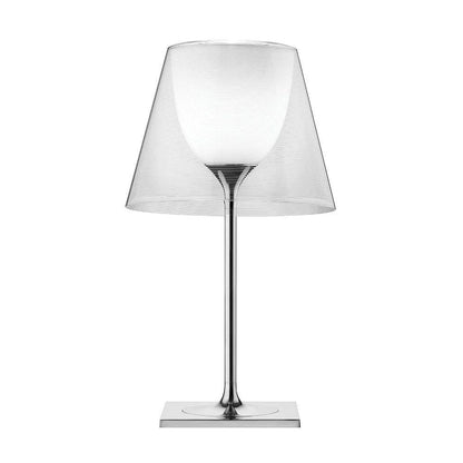 Chrome Prism Table Lamp ? 9.4″ x H 18.3″ / Dia 24cm x H 46.5cm / Clear / US Plug Table lamp