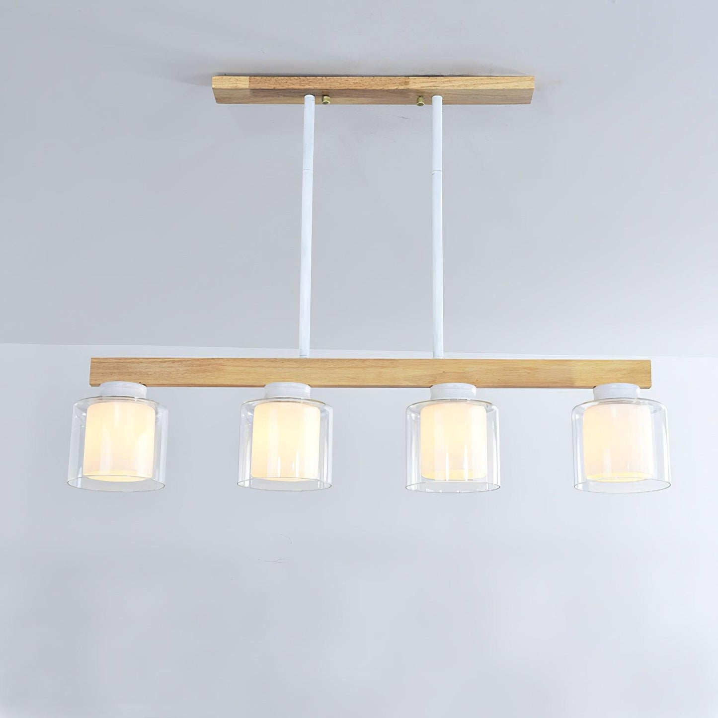 Kubus Pendant Lamp 4 heads ? 37″ x H 27.1″ / Dia 94cm x H 69cm / White Pendant light