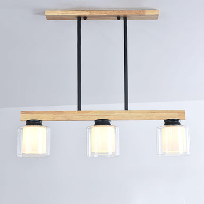 Kubus Pendant Lamp 3 heads ? 36.2″ x H 27.1″ / Dia 83cm x H 69cm / Black Pendant light