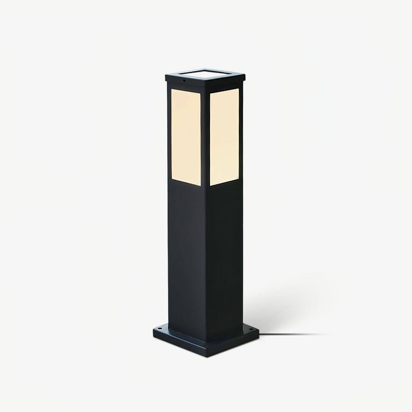Kuzco Bollard Outdoor Light Dia 5.5″ x H 23.6″ / Dia 14cm x H 60cm / Black / Warm Light Outdoor Lighting