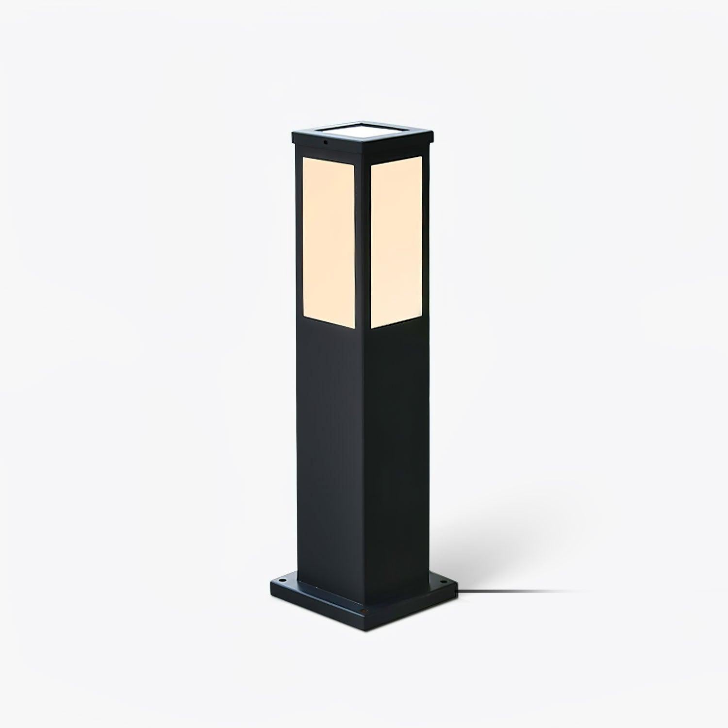 Kuzco Bollard Outdoor Light Dia 5.5″ x H 23.6″ / Dia 14cm x H 60cm / Black / Warm Light Outdoor Lighting