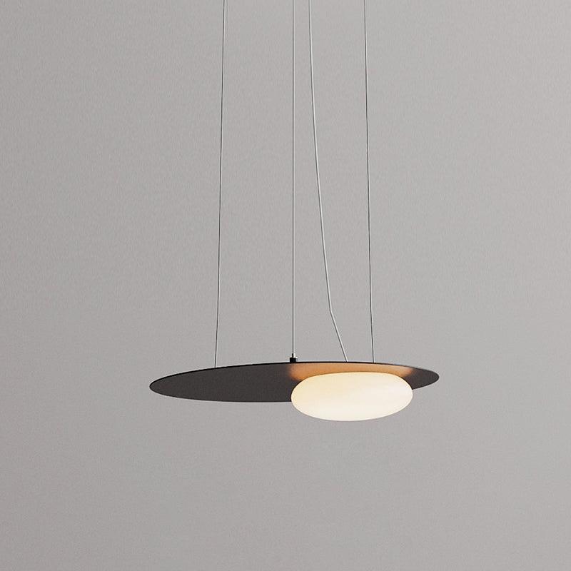 Kwic Pendant Lamp Dia 14.2″ x H 3.9″ / Dia 36cm x H 10cm / Black / Warm Light Pendant light