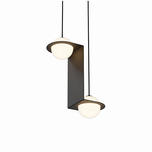 Laurent 05 Tall Offset Duo Pendant