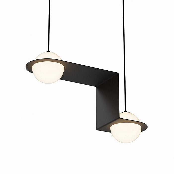 Laurent 06 Wide Offset Duo Pendant