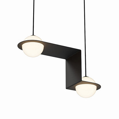 Laurent 06 Wide Offset Duo Pendant