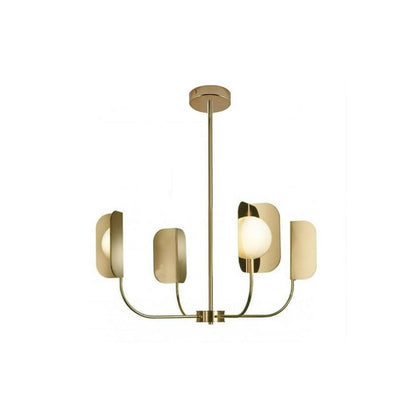 LEAF Chandelier 4heads Dia 31.5″ x H 28.4″ / Dia 80cm x H 72cm / Copper Chandelier