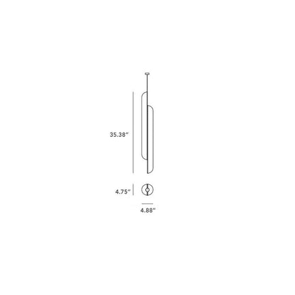 Gemini Vertical LED Mini Pendant