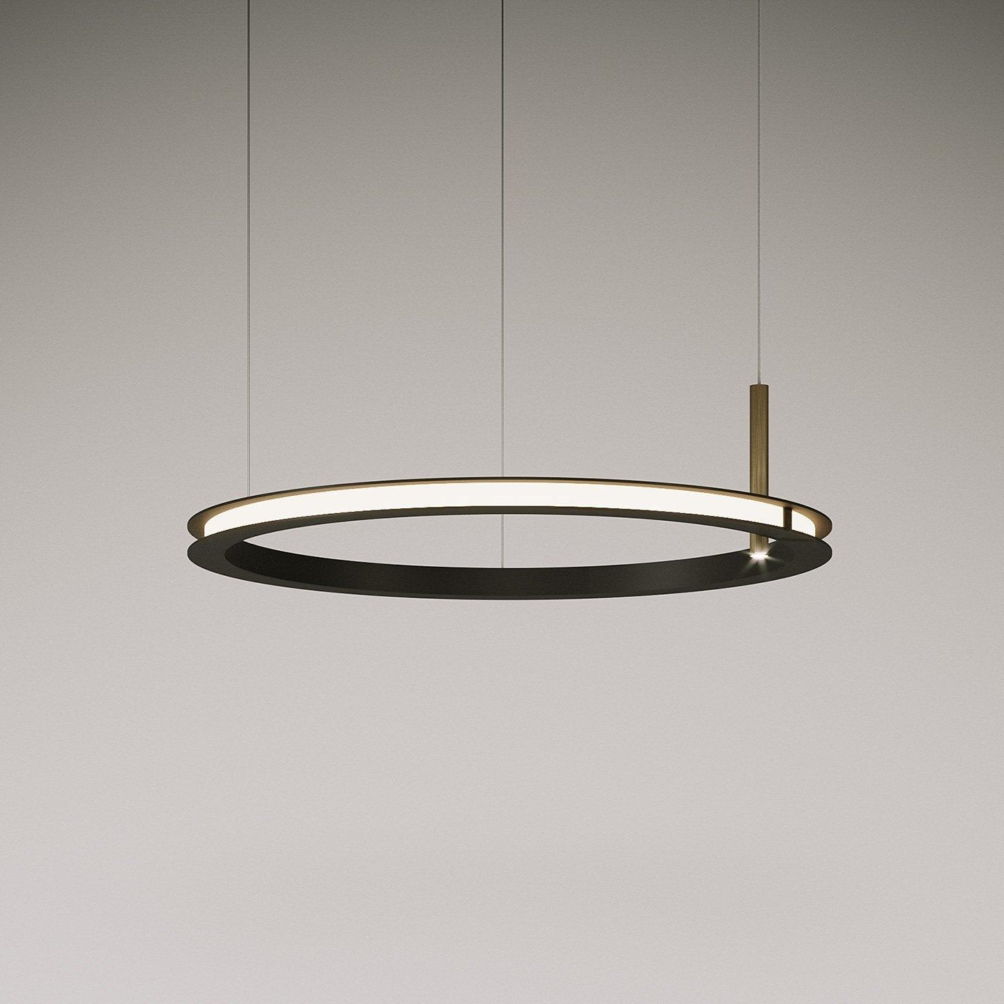 Labilis Chandelier ? 31.5″ x H 59″ / Dia 80cm x H 150cm / Black / Warm Light Chandelier