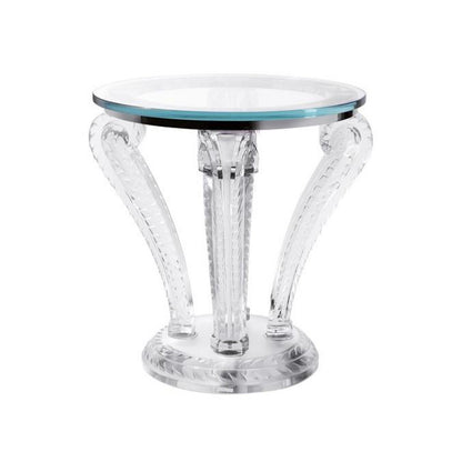 Lalique Marsan Pedestal Table
