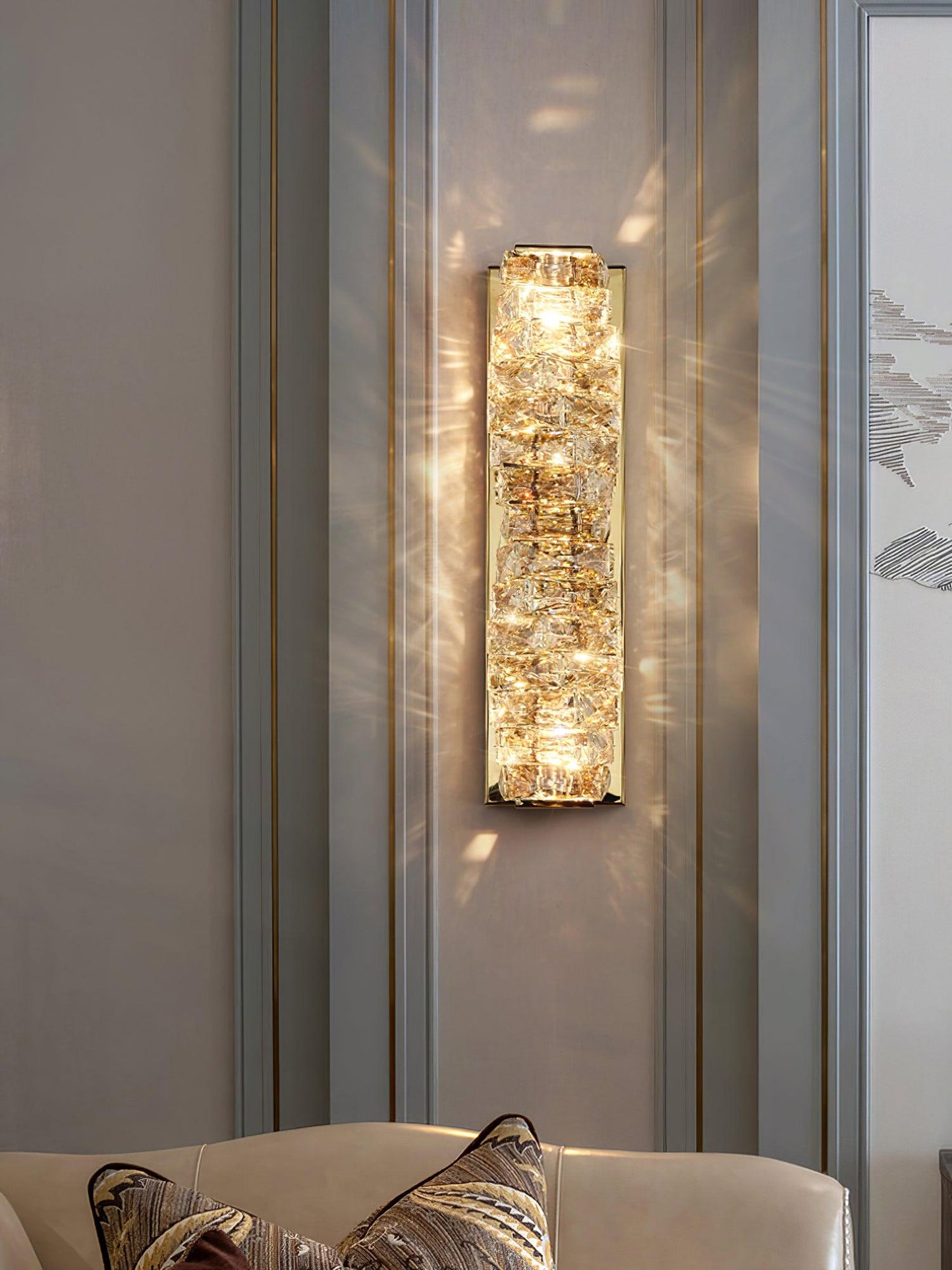 Laminated Crystal Wall Light Wall lamp