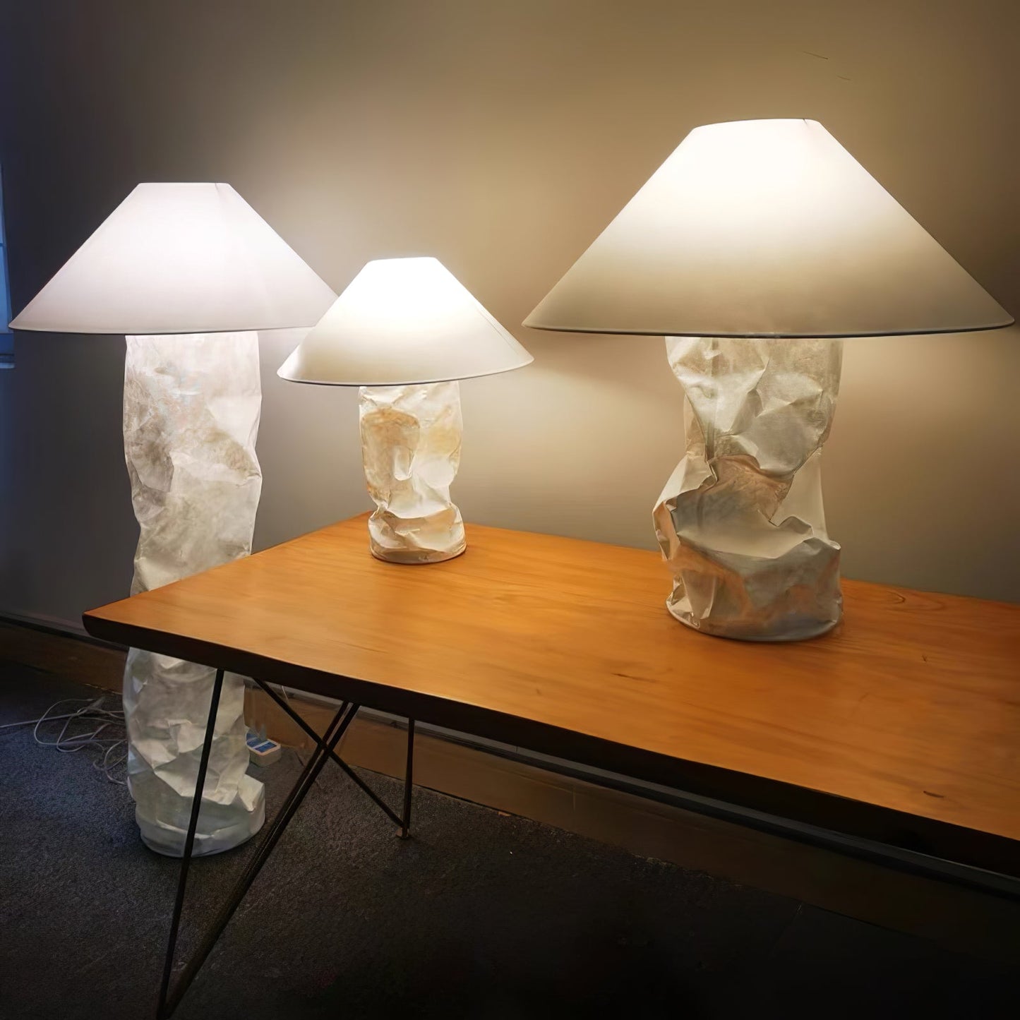 Crinkle Paper Table Lamp 1001 Table lamp
