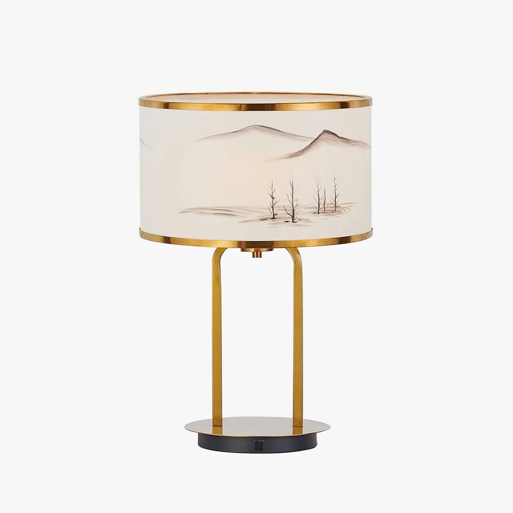 Landscape Painting Table Lamp Table lamp