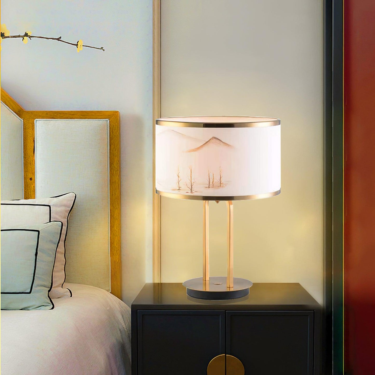 Landscape Painting Table Lamp Table lamp