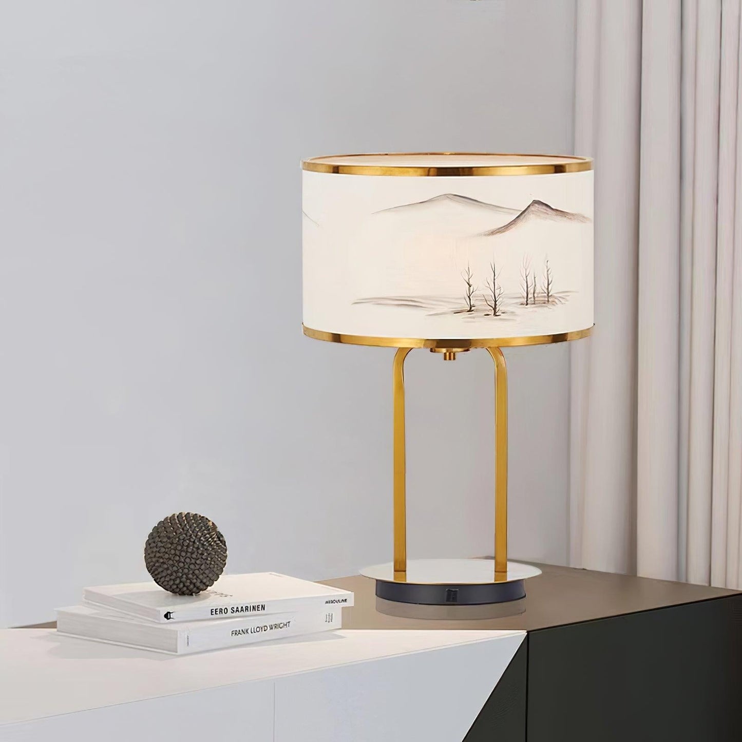 Landscape Painting Table Lamp Table lamp