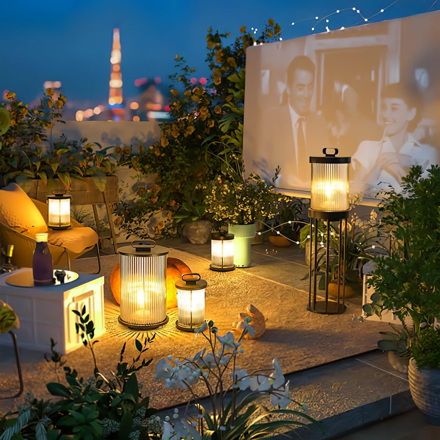 Lantern Garden Outdoor Light Floor lamp