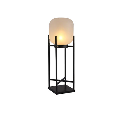 Lantern Outdoor Floor Lamp Dia 11.8″ x W 11.8″ x H 29.5″ / Dia 30cm x W 30cm x H 75cm / Model A: Wired Version / Warm