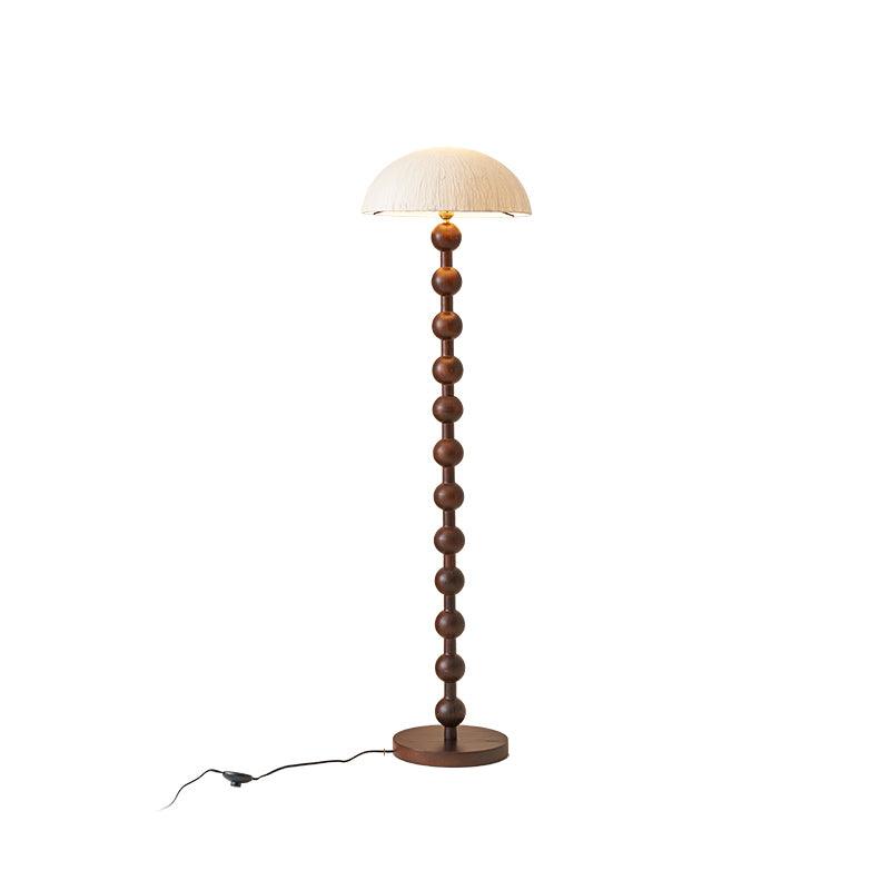 Lanvin Floor Lamp Dia 15.7″ x H 59″ / Dia 40cm x H 150cm / Walnut color / US plug Floor lamp