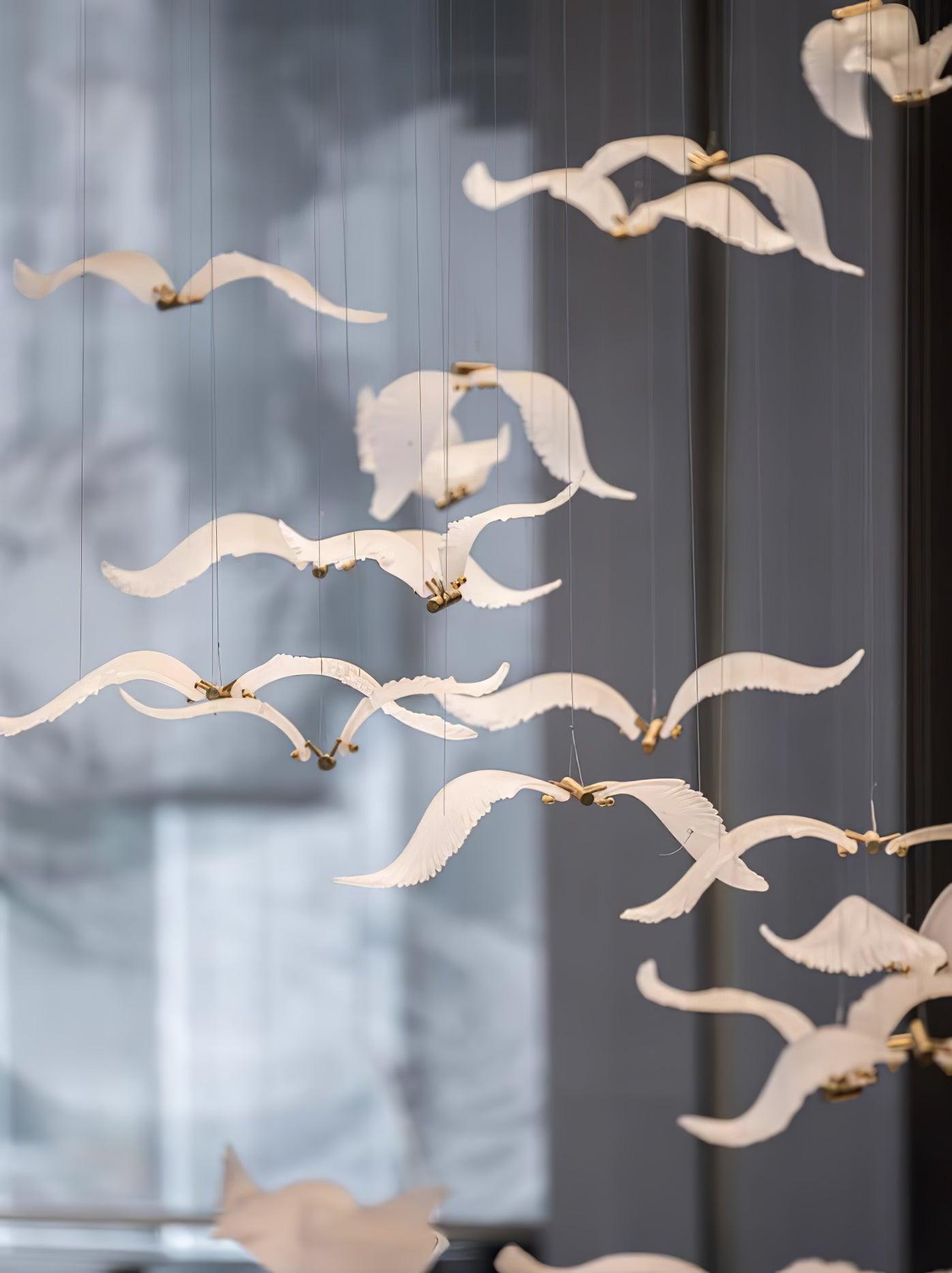 Large Seagull Chandelier Chandelier